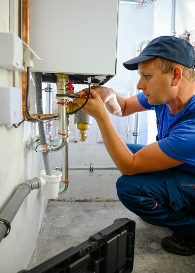 condensing boiler technician inspection