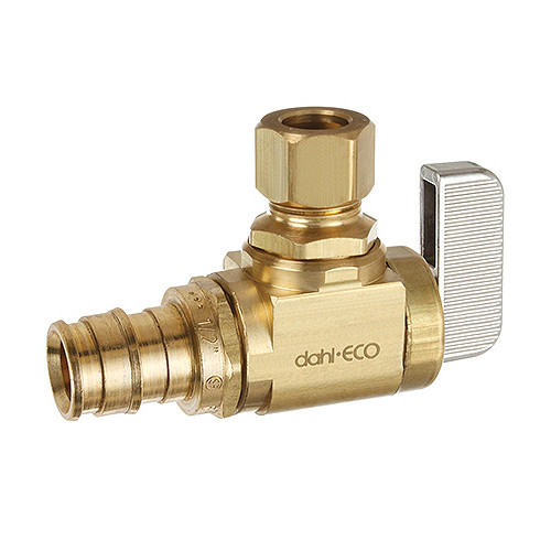 1/2" ProPEX Full-Port Angle Stop Valve, Lead Free (Rough Brass)