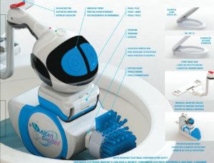 toilet, robot, toilet cleaning, invention, innovation, giddel, altan robotech, revolutionary, 3d technology, robotech, Portable Toilet Cleaning Robot, plug and play, home robot