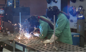 welding, welder, el paso, texas, competition, female, all-girls, americas high school, skillsusa, skills usa, district 1, february 9, 2019, blueprint, weld