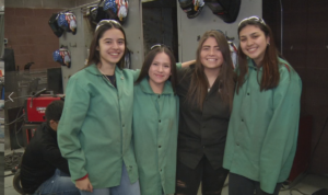 welding, welder, el paso, texas, competition, female, all-girls, americas high school, skillsusa, skills usa, district 1, february 9, 2019, blueprint, weld