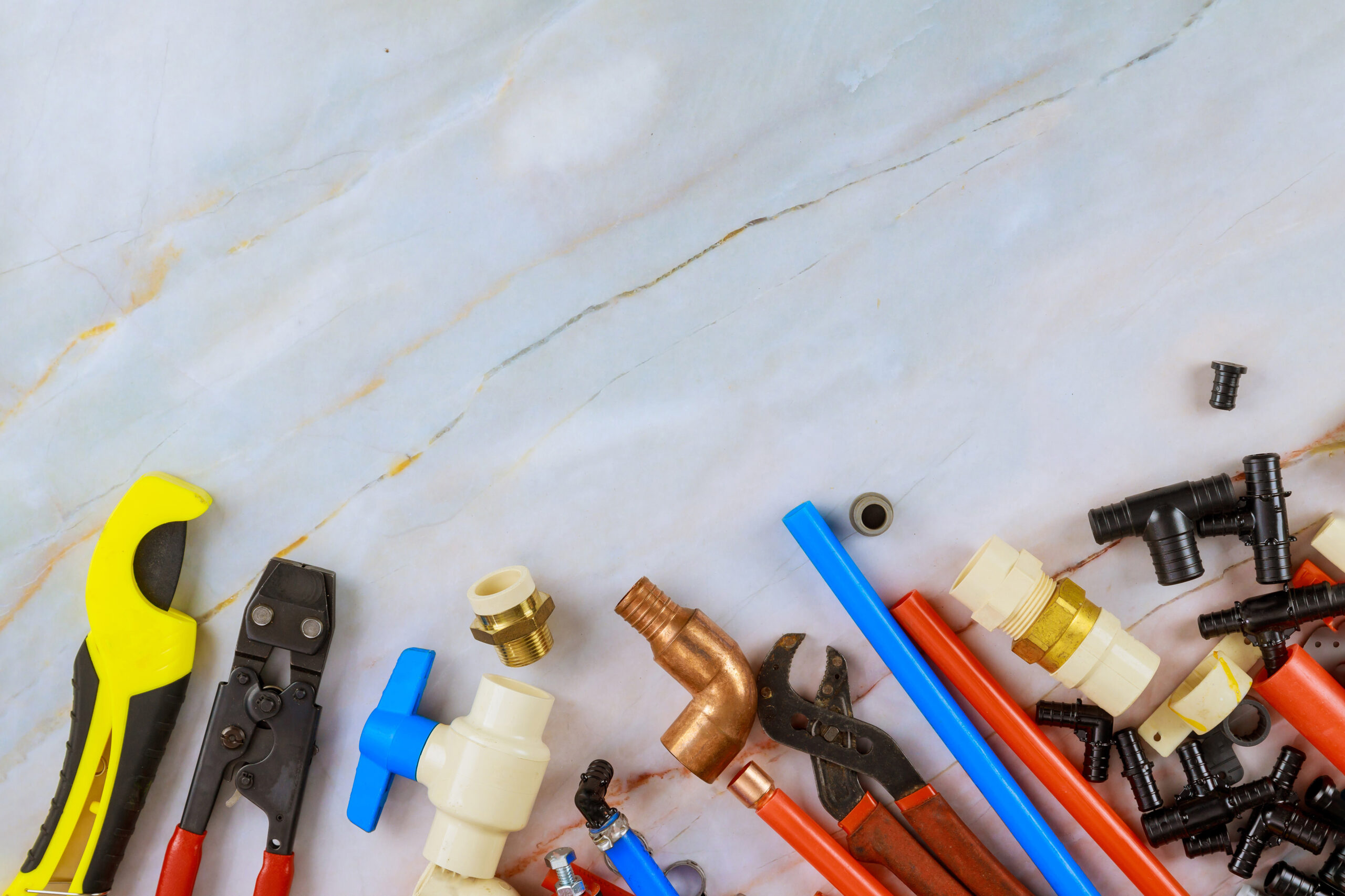 Various Plumbers Tools