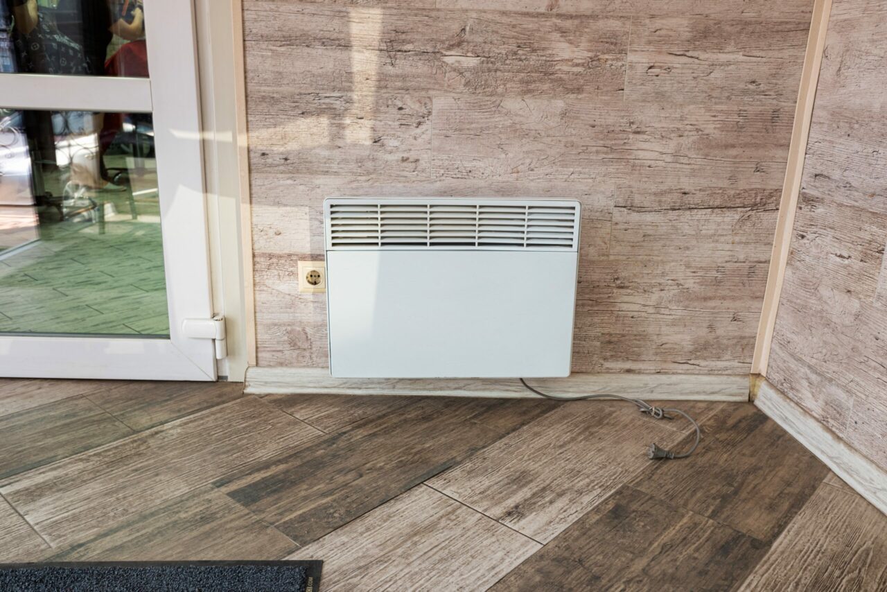 Electric Space Heating Wall Heater Installation