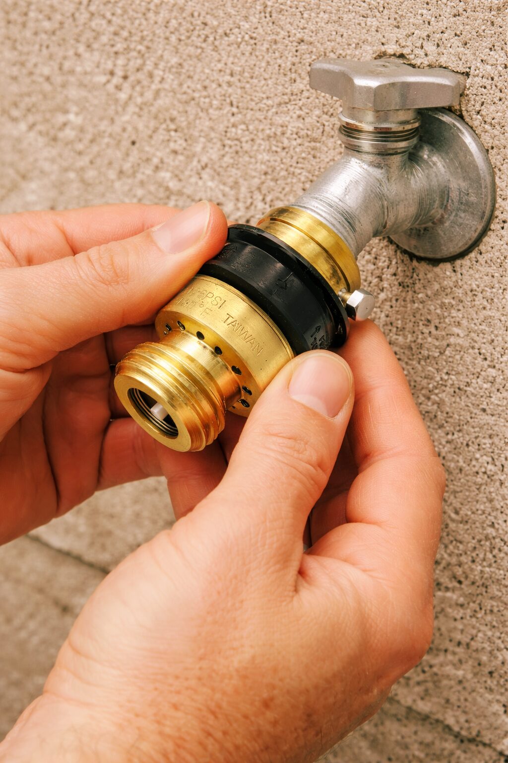 How to replace a hose bib vacuum breaker -Image