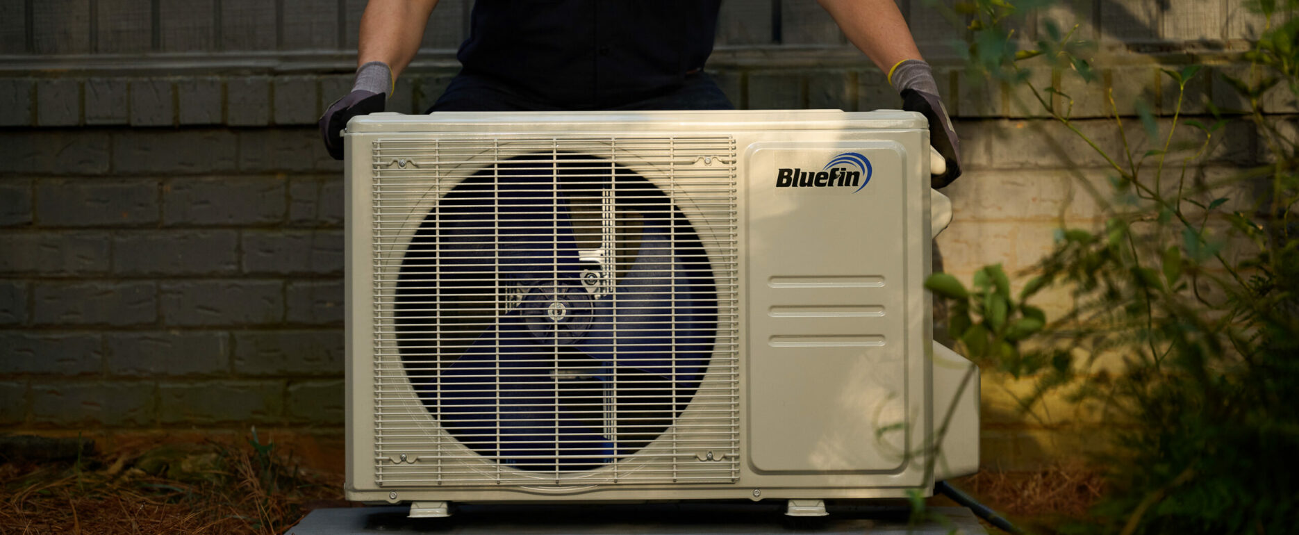 TradeMaster Positioning a Mini-Split Air Conditioner and Heat Pump on an Equipment Pad