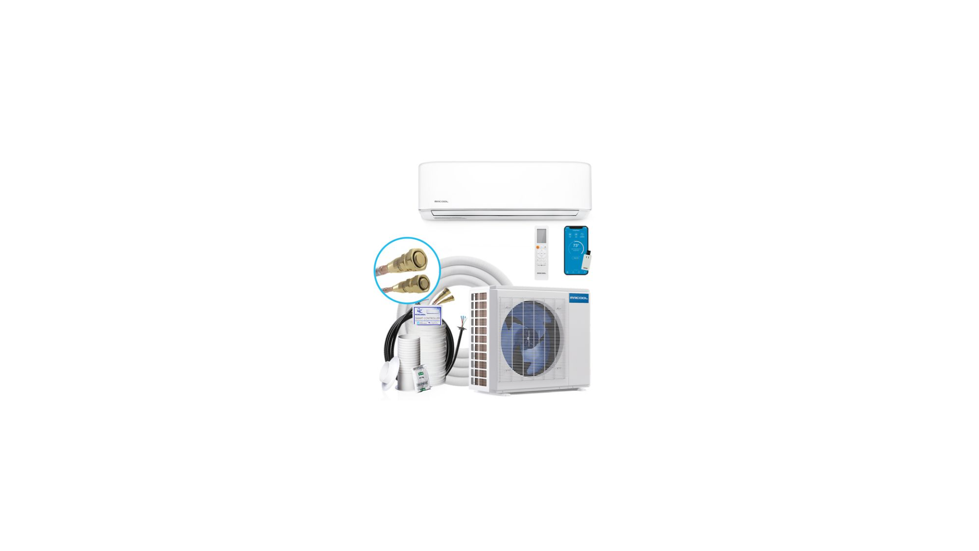 MRCOOL DIY Package Display On Large Boarder